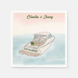 Guardanapo De Papel coquetel de boi recem casados