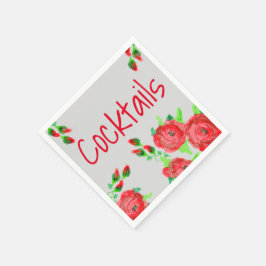 Guardanapo De Papel Coquetel de Cinza formal Napkin