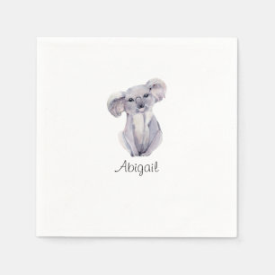 Guardanapo De Papel Coquetel de Folhagem Koala