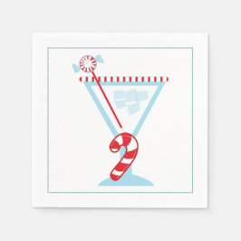 Guardanapo De Papel Coquetel de Natal Napkin com azeite martini