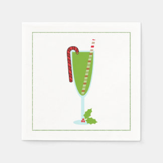 Guardanapo De Papel Coquetel de Natal Napkin com azeite martini