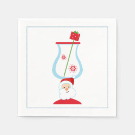 Guardanapo De Papel Coquetel de Natal Napkin com azeite martini