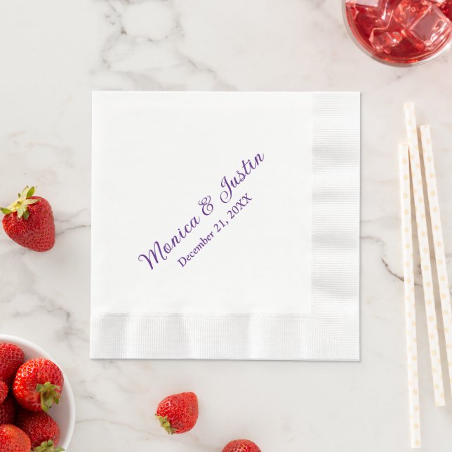 Guardanapo De Papel Coquetel de Recepção de Casamento (Insitu)