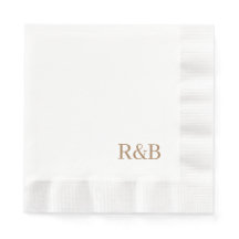 Coquetel de Recepção de casamento monograma