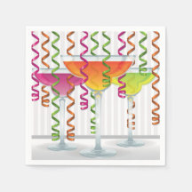 Coquetel e fita brilhantes