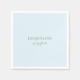 Guardanapo De Papel Coquetel Icy Blue Tying the Knot