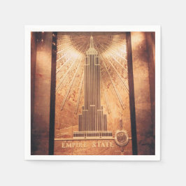 Guardanapo De Papel Coquetel Napkins com Empire State Building