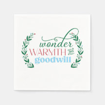 Coquetel Napkins Holiday