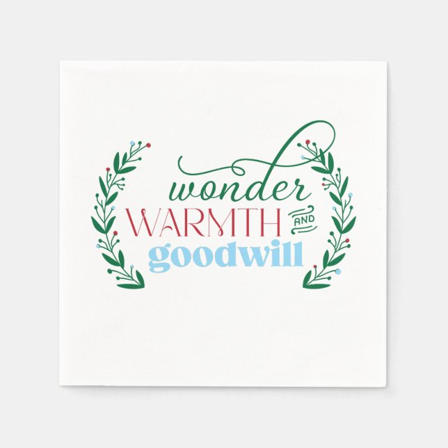 Guardanapo De Papel Coquetel Napkins Holiday (Frente)