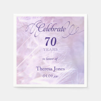 Guardanapo De Papel Coquetel Padrão da Festa de aniversário Adulta