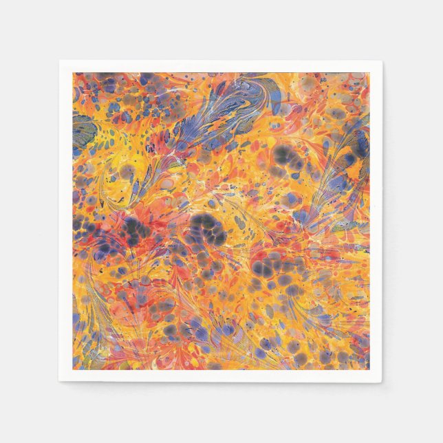 Guardanapo De Papel Coquetel Padrão de papel de mármore (Frente)