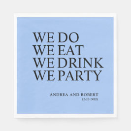 Guardanapo De Papel Coquetel Recepção de casamento