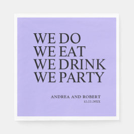 Guardanapo De Papel coquetel recepção de casamento