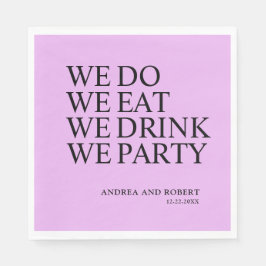 Guardanapo De Papel coquetel recepção de casamento