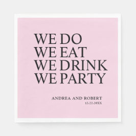 Guardanapo De Papel coquetel recepção de casamento