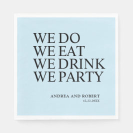 Guardanapo De Papel coquetel recepção de casamento