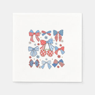Guardanapo De Papel Coquette Arco 4 De Julho Patriótico Americano