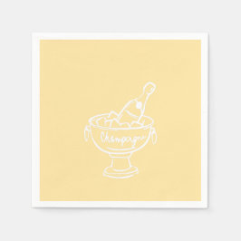 Guardanapo De Papel Coquette Champagne