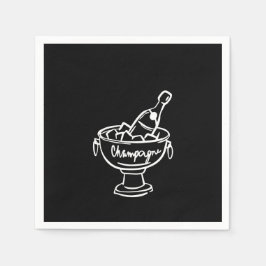 Guardanapo De Papel Coquette Champagne