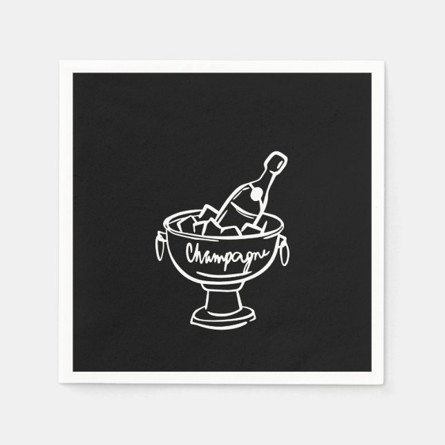 Guardanapo De Papel Coquette Champagne (Frente)