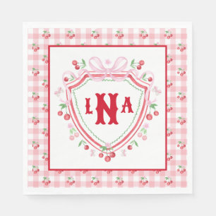 Guardanapo De Papel Coquette Cherry Monogam