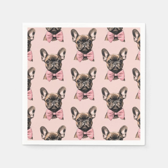 Guardanapo De Papel Coquette Frenchie (Frente)