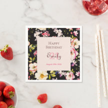 Cor da Água Rosa e Rosas Amarelas em Preto, Aniver