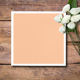 Guardanapo De Papel Cor da Moda Rosa Bege Sólida | Elegante