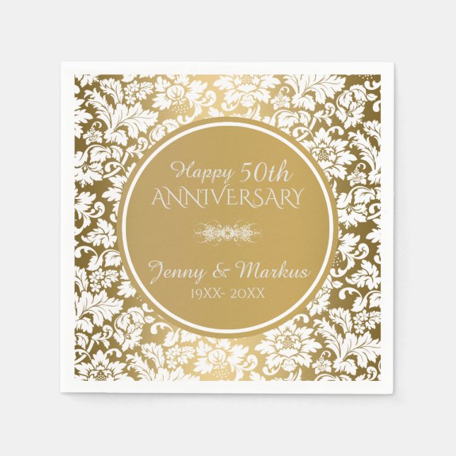 Guardanapo De Papel Cor damasco Floral Branca (Frente)