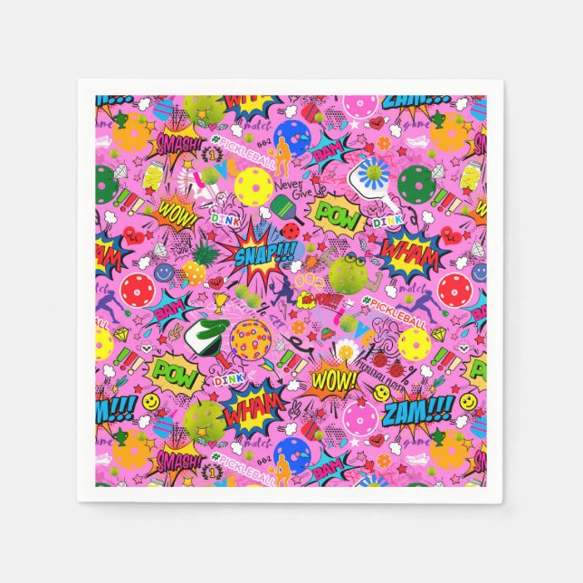 Guardanapo De Papel 😍 cor-de-rosa (Frente)