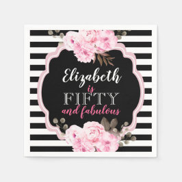 Guardanapo De Papel Cor-de-rosa, 50 e fotos fabulosas, preto e branco