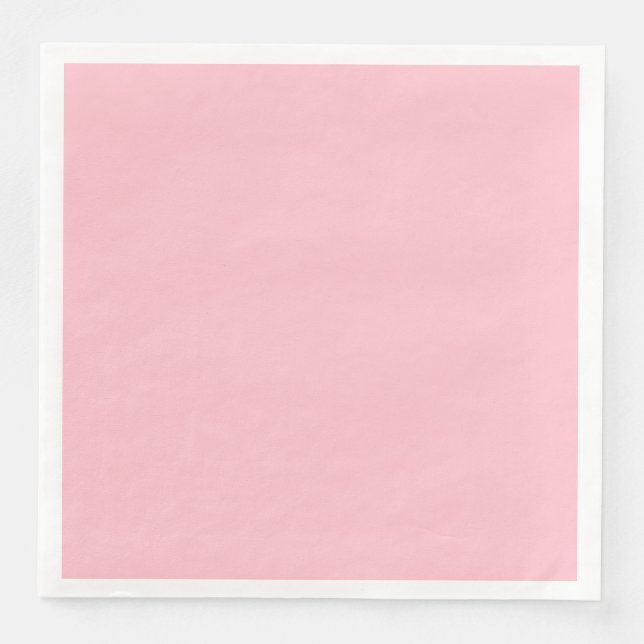 Guardanapo de papel cor-de-rosa para jantar (Frente)