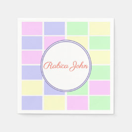 Guardanapo De Papel cor pastel