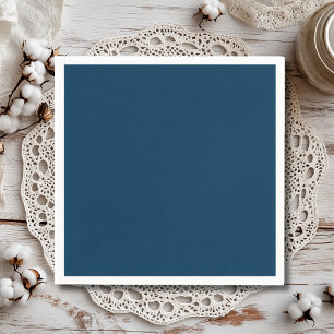 Guardanapo De Papel Cor Sólida Azul Prussiana   Clássico   Elegante