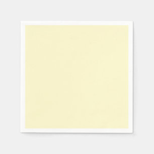 Guardanapo De Papel Cor Sólida Lemon Chiffon