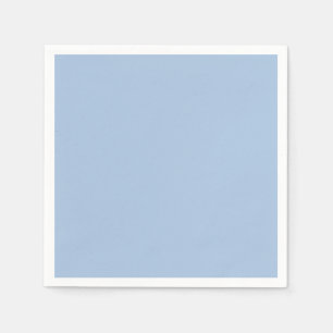 Guardanapo De Papel Cor Sólida Pó Azul Mola Pastel