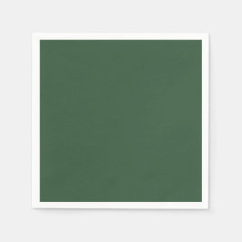 Guardanapo De Papel Cor Sólido Verde Escuro Emerald