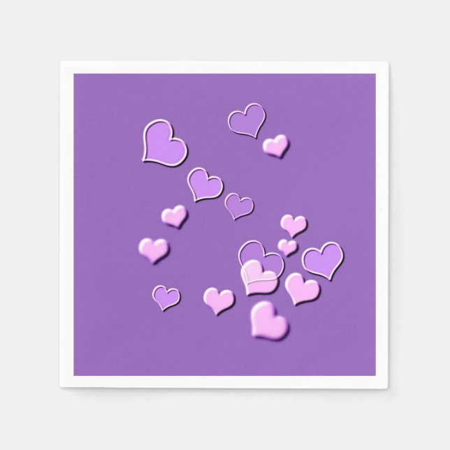 Guardanapo De Papel coração (Frente)