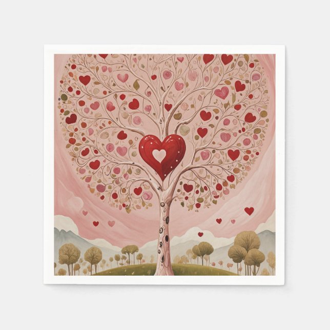 Guardanapo De Papel Coração (Frente)