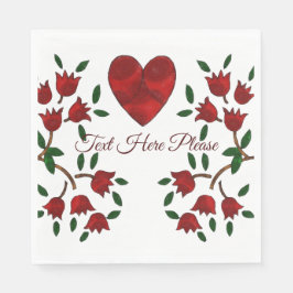 Guardanapo De Papel Coração Holandês