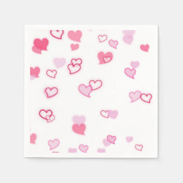 Guardanapo De Papel Corações