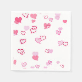 Guardanapo De Papel Corações