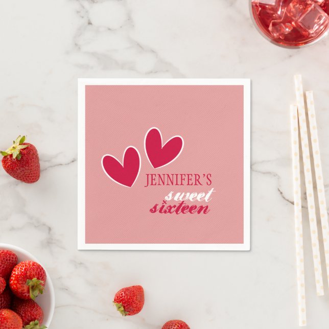 Guardanapo De Papel Corações Felizes (Insitu)