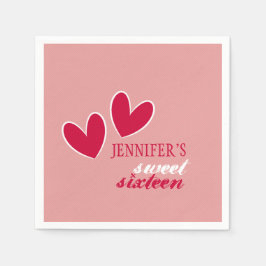 Guardanapo De Papel Corações Felizes