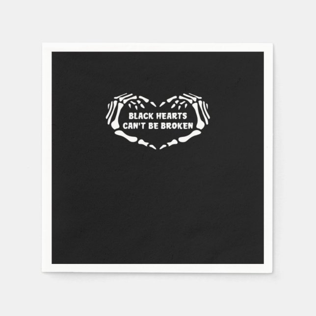 Guardanapo De Papel Corações não clássicos (Frente)