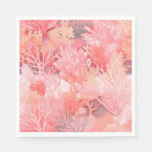 Guardanapo De Papel Coral borrado