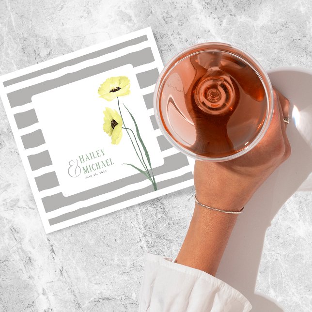 Guardanapo De Papel Coral Flowers Poppies (Criador carregado)