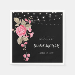 Guardanapo De Papel Corda branca fica preta