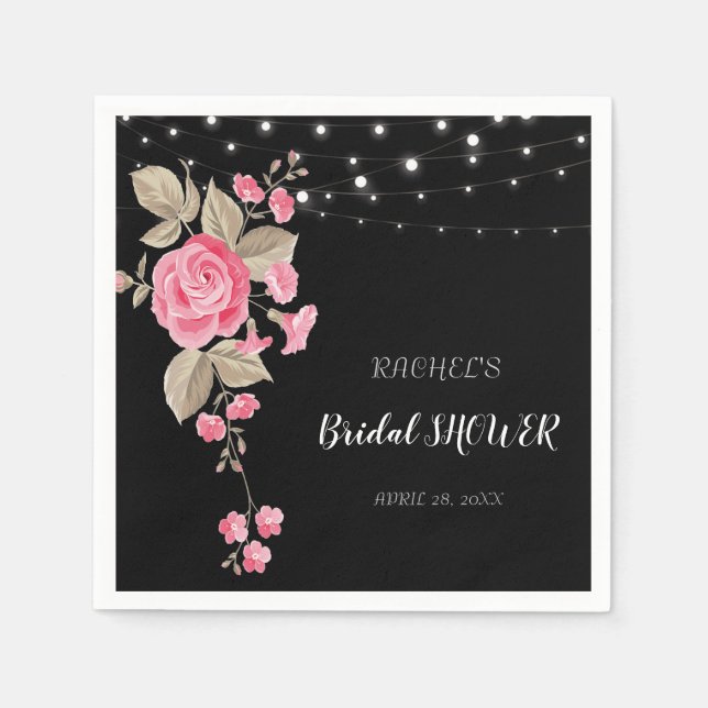 Guardanapo De Papel Corda branca fica preta (Frente)