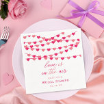 Guardanapo De Papel Cordas de Pé-de-Obra Chá de panela<br><div class="desc">Celebre em estilo com estes elegantes e tenentes guardanapos de chá de panela. Esta design é fácil de personalizar com sua redação de eventos especiais e seus convidados ficarão entusiasmados quando eles virem esses fraldos fabulosos. Itens correspondentes podem ser encontrados na coleção.</div>